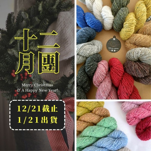 12月團－盛蓮 ALPACA TWEED 50g×10